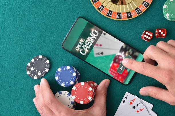 American roulette table with 38-number layout