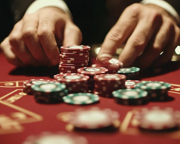 Roulette wheel spin in professional studio